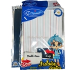 ARDOISE MAGIC BLANC  ALUMINIUM QUADRIER NOIR EL DJIAD 8042 