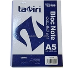 BLOC NOTE  A5  PIQUE 80PAGE TAZIRI TZ0759  