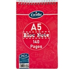 BLOC NOTE SPIRAL A5 140PAGE  EXCELLES EP-0497 