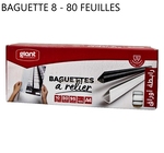 Baguette à relier en plastique N° 08 GIANT G-1693 blanc 