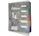 CAHIER 5EN1  A5 250P COLLEGIEN SP191 