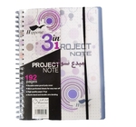 CAHIER  NOTE BOOK  192P A4 RAYANE 3EN1 CAR20 