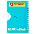 CARNET SPIRAL 96P 9X14 CM 5X5 MM 70G TECHNO 9557 