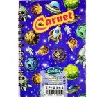 CARNET SPIRALE MM 8X12CM FANTAISIE  EXCELLES EP-0145 
