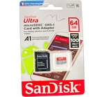 CARTE MEMOIRE MICRO SD 64GB  SANDISK 