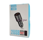 CHARGEUR ALUM CIGAR FAST 02 USB  30W 