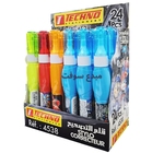 CORRECTEUR STYLO TETE EN METAL TECHNO 7ML 4538/4669 24pcs 