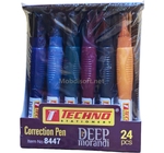 CORRECTEUR STYLO TETE EN METAL TECHNO 7ML 8447  BT24 