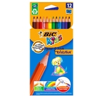 CRAYON COULEUR BT12LONG BIC  KIDS  EVOLUTION  BT12 