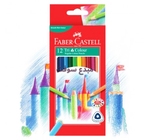 CRAYON COULEUR BT12LONG  FABER CASTELL 115853 