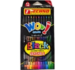 CRAYON COULEUR WOW  BLACK BT12CL TECHNO 7315 