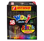 CRAYON COULEUR WOW  BLACK BT18CL TECHNO 7316 