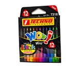 CRAYON COULEUR WOW  BLACK  MINI BT12CL TECHNO 7318 