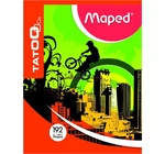 Cahier 192p  PM MAPED 9044 00 CAHIER PIQUE 17cmx22cm SEYES...