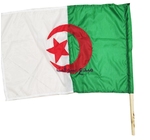 DRAPEAU NATIONAL 90*60CM AVEC BATON  