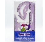 ENSEMBLE REGLE FLEXBLE 20CM 2M MM-374  