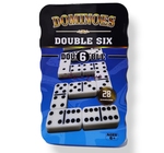 JEUX  DOMINO METAL DOUBLE SIX 