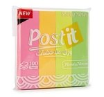 MEMO PAD (post it) COULEUR 76X76 MONAMIX 20102 