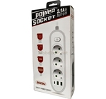 MULTIPRISE POWER SOCKET 3S+ 2USB+1USB C  2M EO13U  WP-9068 