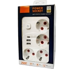 MULTIPRISE POWER SOCKET 4S + 2 USB + USB C...