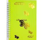 NOTE BOOK A6 SPIRAL ADEX 70G HEXAGONE NBH91 