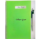 NOTE BOOK SPIRAL PVC A5 +STYLO HEXAGONE NOT85 