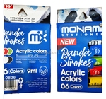 PEINTURE TUBE06 ACRYLIC 6X9ML *PANDA STROKES MONAMIX MX-0826 