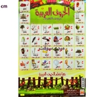 PLANCHE EDUCATIF  45x65cm   دار التوقيع  معلقات حروف 