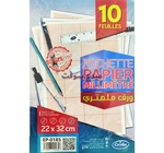 POCHETTE PAPIER MILLIMTRE 10F EXCELLE EP-0185 