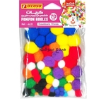 POMPON BOULES COULEURS BLISTER DE   DE 70PCS  TECHNO-4631 POMPON BOULES...