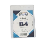 PORT BADGE 155X106  B4 REF  BK 1267 