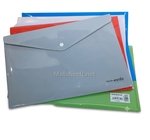 Pochette PP A4  BOUTON  UNI 32*26CM 14MIC MONAMIX MX-3011-8 