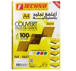 RAME ACETAT 125U  COULEUR A4 JAUNE TECHNO  5657 