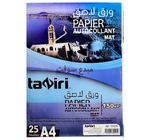 RAME PAPIER AUTOCOLLAN A4 25F  150G TAZIRI TZ0095 