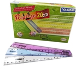 REGLE PVC 20CM ECOLIER avec BANDE YAPAP 2213 
