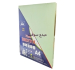 Rame Bristol A4 UNI COULEUR  VERT/BLEU 160G ATLAS 06015 