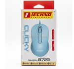 SOURIS USB  CLICKY MULTI COULEUR TECHNO 8723 