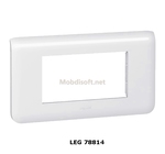 Support MOSAIC 4 modules HORIZONTAL BLANCH 78814 