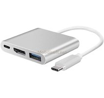 ADAPTATEUR 3IN1 Type-C 3 in 1 (HDMI 4k +Usb 3.0+Type-C)...