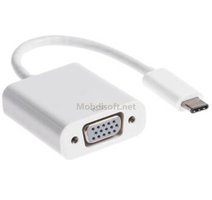 ADAPTATEUR TYPE C TO  VGA ULTRA HD 4K 15CM Nouveau&nbsp;...