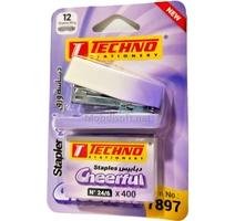 AGRAFEUSE MINI 24/6 26/6 12 FEUILLES  CHEERFUL SBTECHNO 7897 