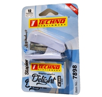 AGRAFEUSE MINI 24/6 26/6 12 FEUILLES  DELIGHT TECHNO 7898 