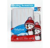 ARDOISE MAGIC ALUMENIUM KIDYDRAW LIGNE /BLANC GOLDEN 20121