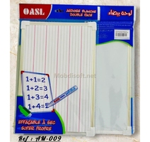 ARDOISE MAGIC BLANC  ALUMINIUM MASSAFATT BLANC   OASL AM-009 