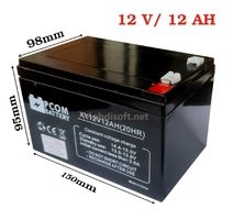 BATTERIE POUR ONDULEUR 12V/12A  