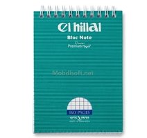 BLOC NOTE  A6  SPIRAL HILLAL 160P  