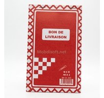 BON DE LIVRAISON NCR ROUGE 