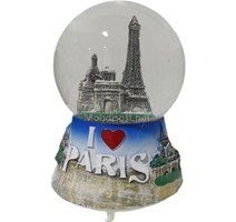 BOULE CRYSTAL DE NEIGE GM  LOVER A/PARIS B 