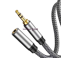 CABLE extension AUDIO JACK 3.5 MM TISSUE 1M (03990) 