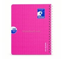 CAHIER  288P PM spiral PLASTIQUE HILLAL BT40 